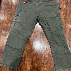 Wrangler Dark Green Cargo Pants
